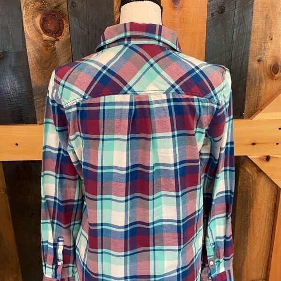 J Crew Perfect Fit  lightweight flannel size XS - Picture 4 of 5